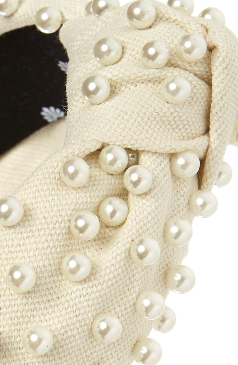 Lele Sadoughi Imitation Pearl Headband, Alternate, color,