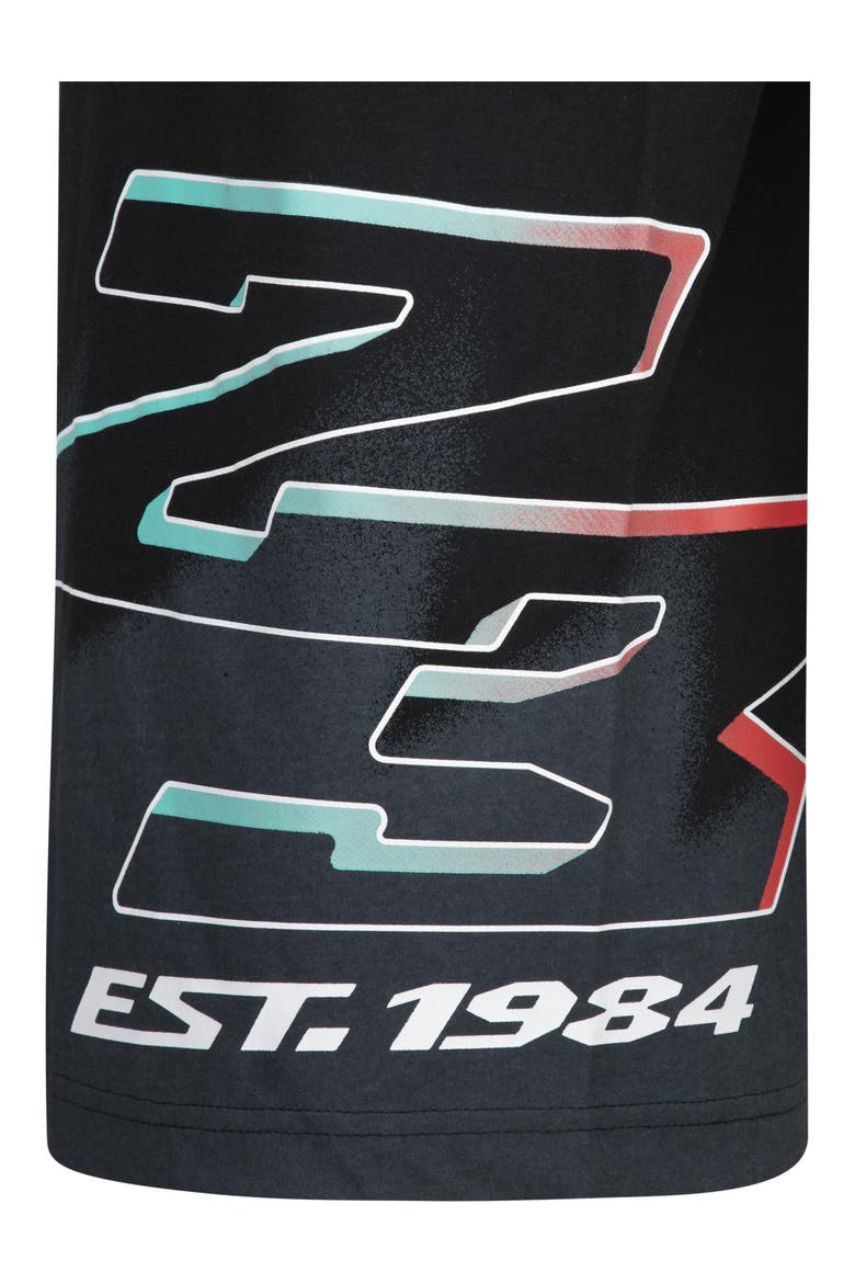 Kids' Moto Graphic T-Shirt, Alternate, color, BLACK