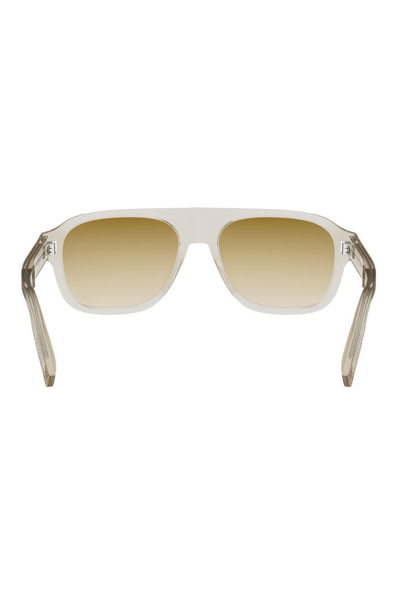 CD Icon A1I 55mm Gradient Pilot Sunglasses, Alternate, color, BEIGE/ OTHER / GRADIENT BROWN