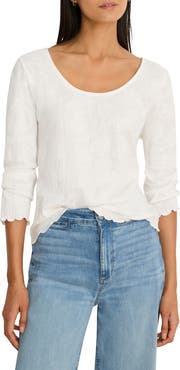 NZT by NIC+ZOE Lace Scoop Neck Top