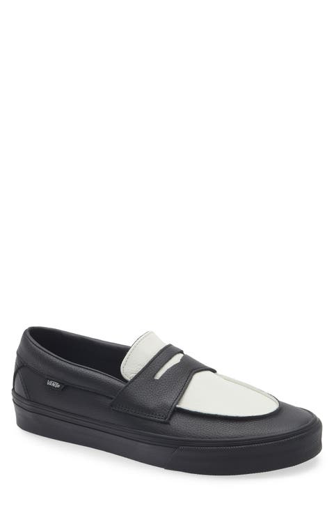 Two-Tone Leather Penny Loafer (Men)