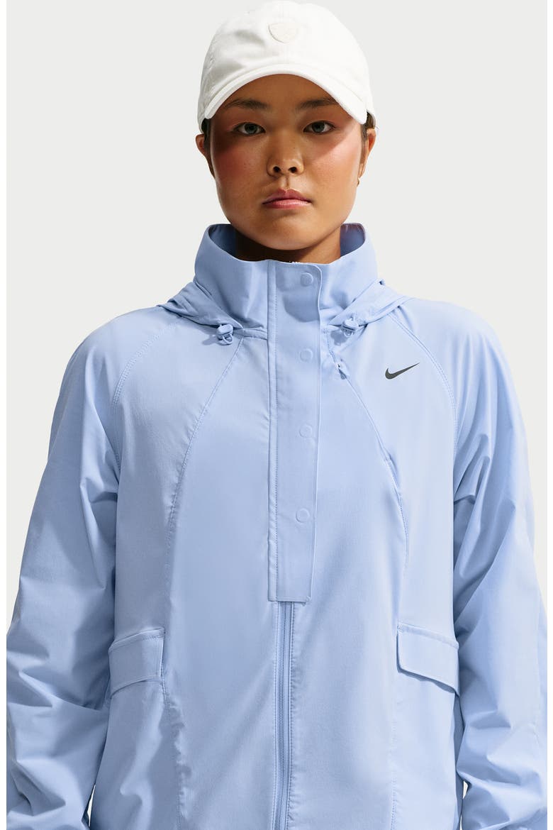 Golf Jacket with Packable Hood, Alternate, color, ALUMINUM/ BLACK