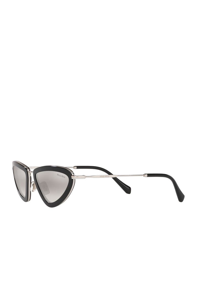 Miu Miu 53mm Irregular Sunglasses, Alternate, color,
