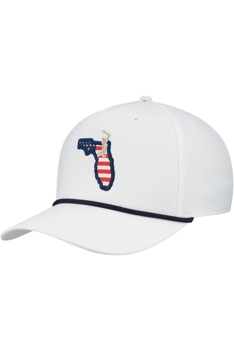 Men's Ahead  White THE PLAYERS Americana Alto Rope Adjustable Hat, Alternate, color, White