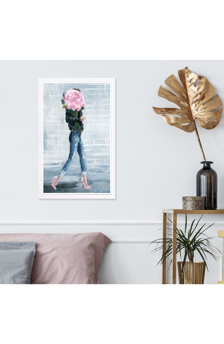 Wynwood Studio Walk This City Blue Framed Wall Art, Alternate, color,