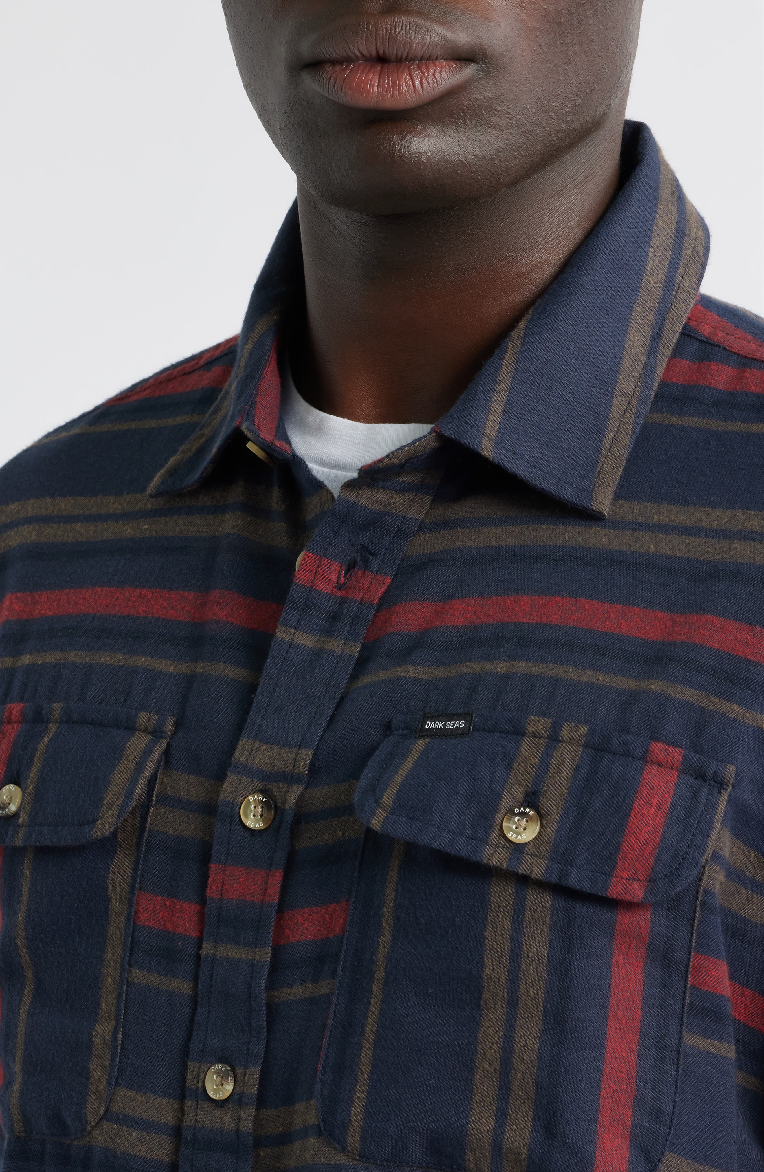 Briarcreek Stripe Flannel Button-Up Shirt - image 2