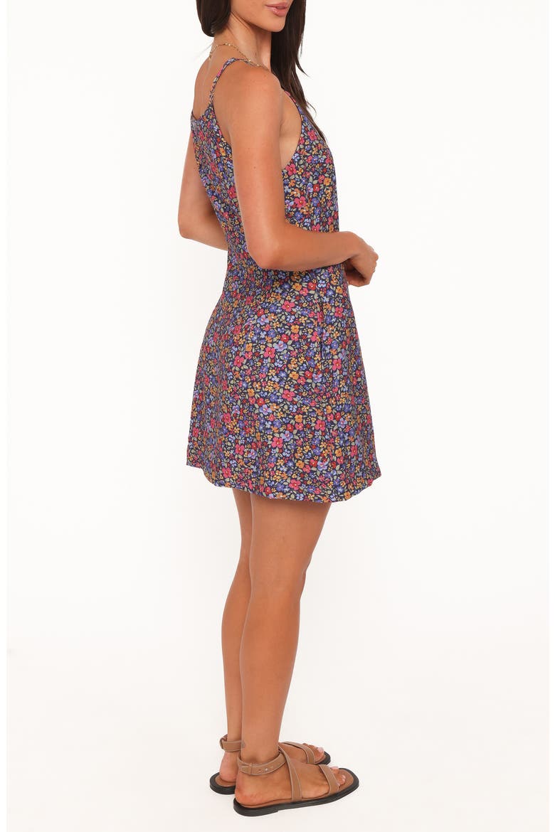 Lindsay Minidress, Alternate, color, BLUE DENIM DITSY