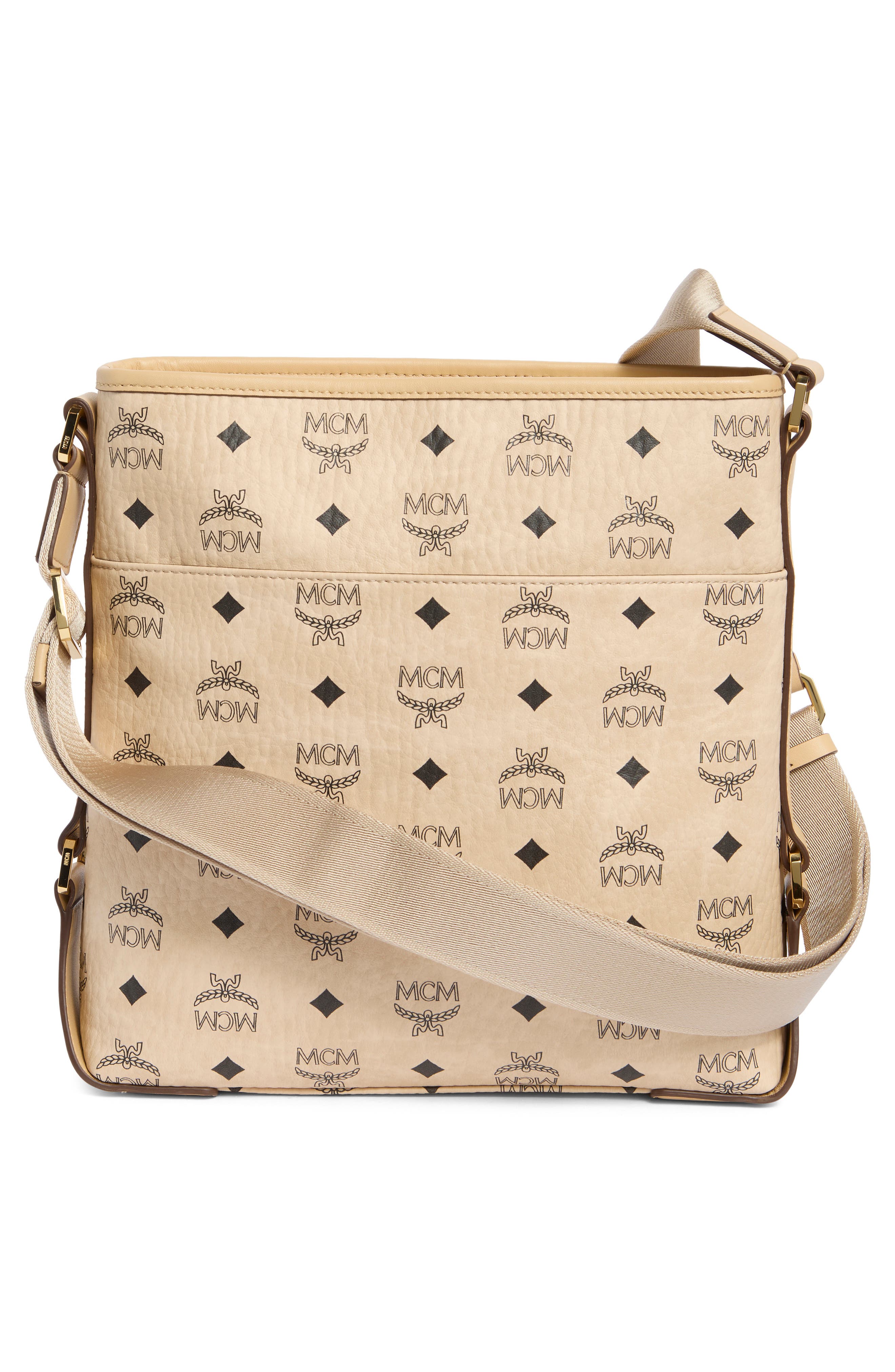 MCM Aren Messenger Bag, Alternate, color, 