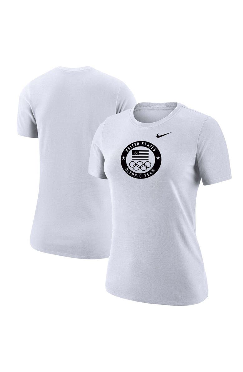 Nike Women's Nike White Team USA Performance Team T-Shirt, Alternate, color, 