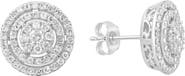 EFFY Lab Grown Diamond Sterling Silver Stud Earrings