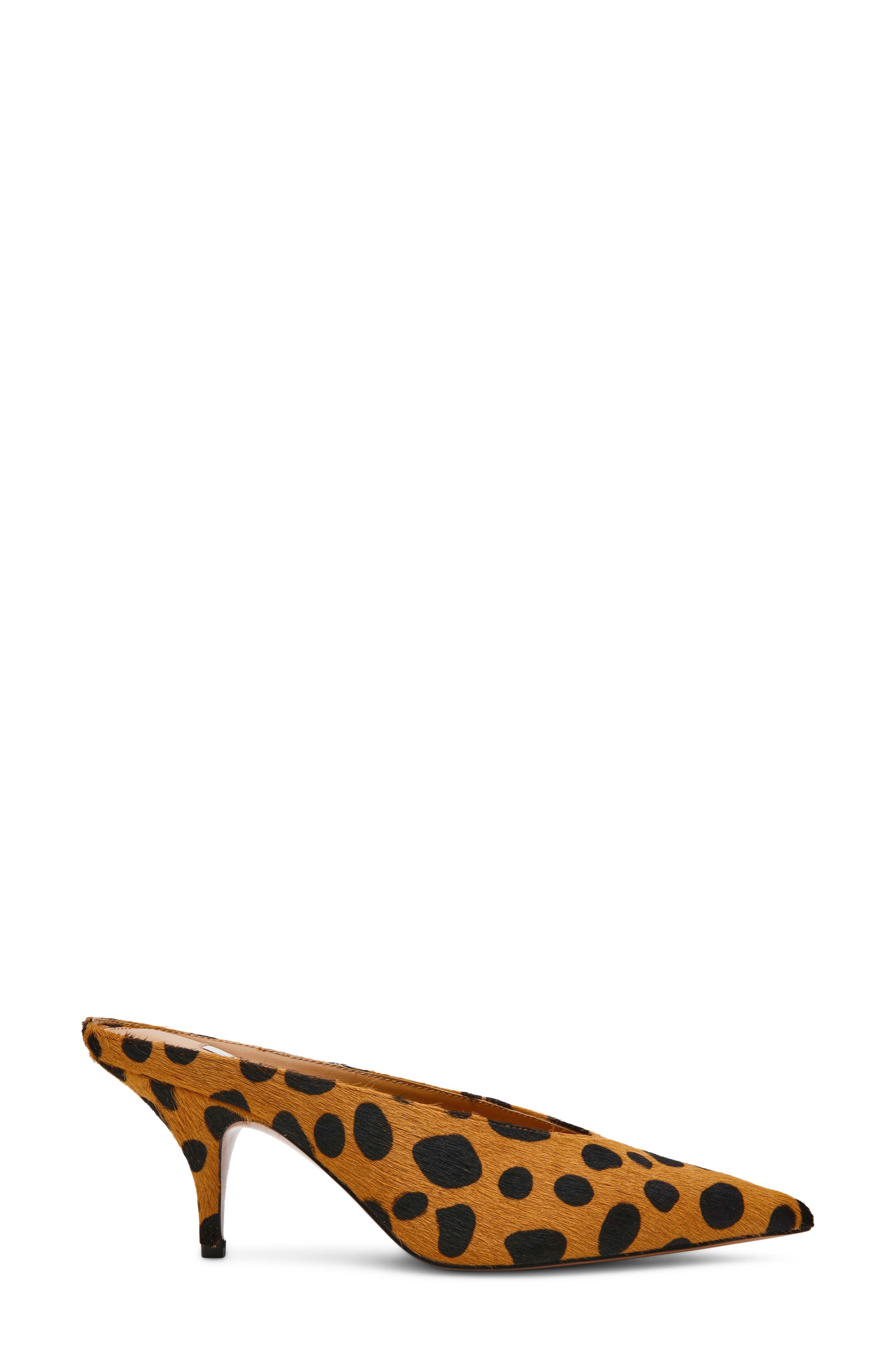 Fonza Pointed Toe Mule, Alternate, color, SPOT LEOPARD