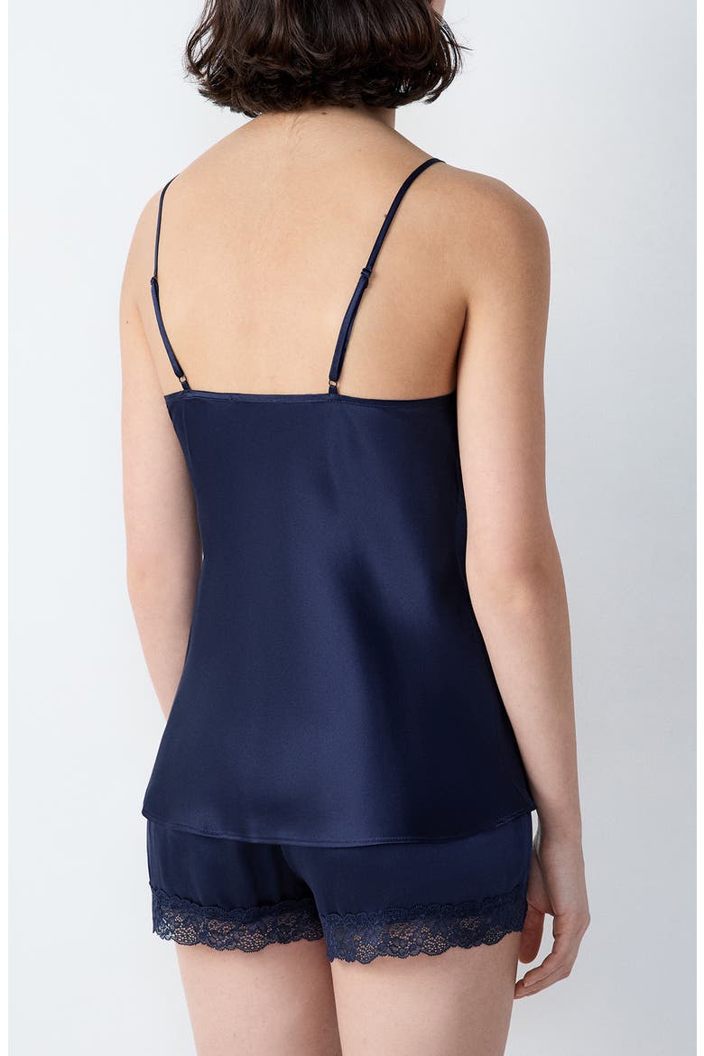 Milky Silk Camisole, Alternate, color, BLUE