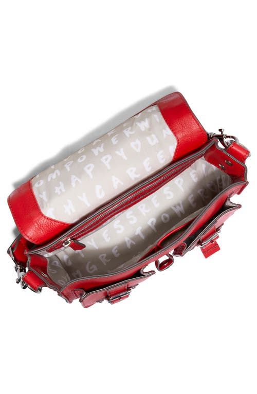 Aimee Kestenberg Saddle Up Leather Crossbody Bag In Radiant Red