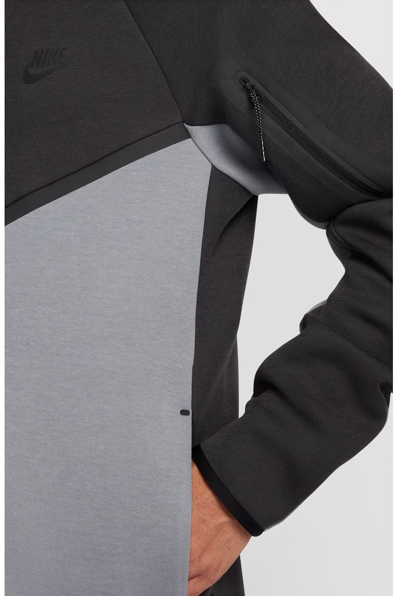 Tech Windrunner Zip Hoodie, Alternate, color, ANTHRACITE/ COOL GREY/ BLACK