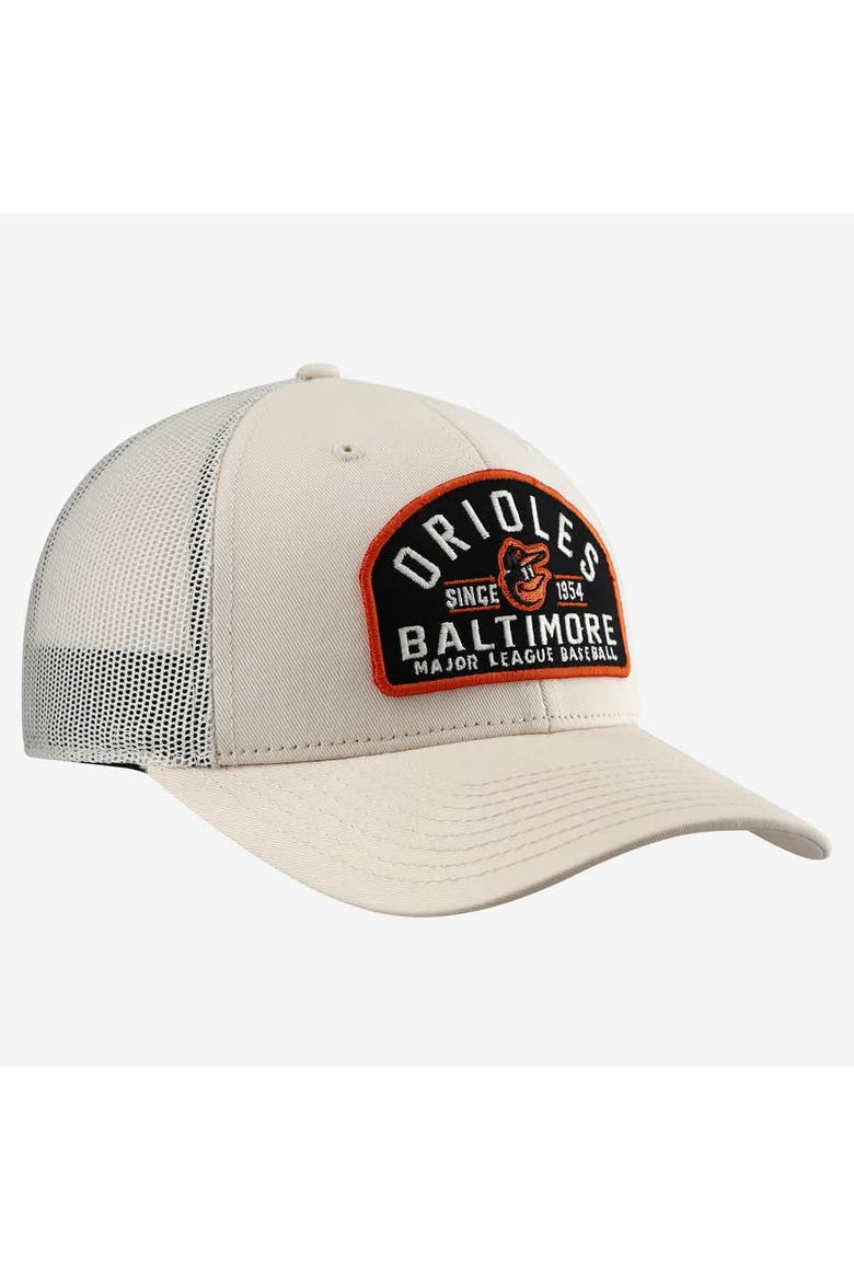 Men's '47  Cream Baltimore Orioles Leland Adjustable Trucker Hat, Alternate, color, Cream