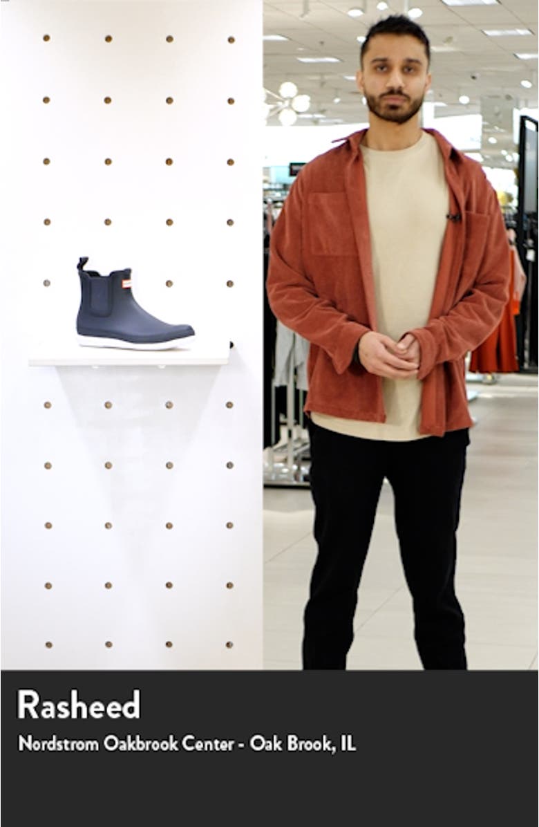 Calendar Sole Waterproof Chelsea Rain Boot, sales video thumbnail