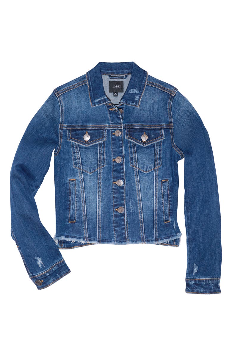 Joe's The Jordan Distressed Denim Jacket, Main, color, 