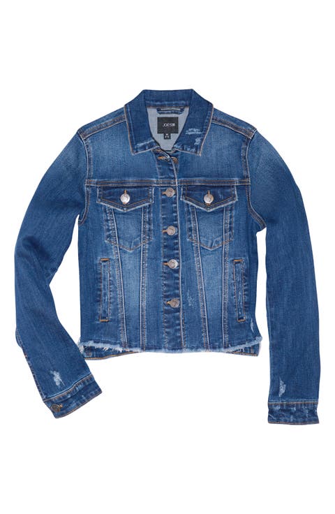 The Jordan Distressed Denim Jacket (Big Girl)