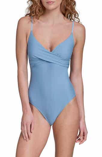 Wrap Front One-Piece Swimsuit