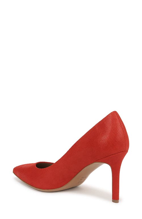 Naturalizer Faelyn Womens Cushioned Footbed Pointed Toe Pumps In Maserati Red