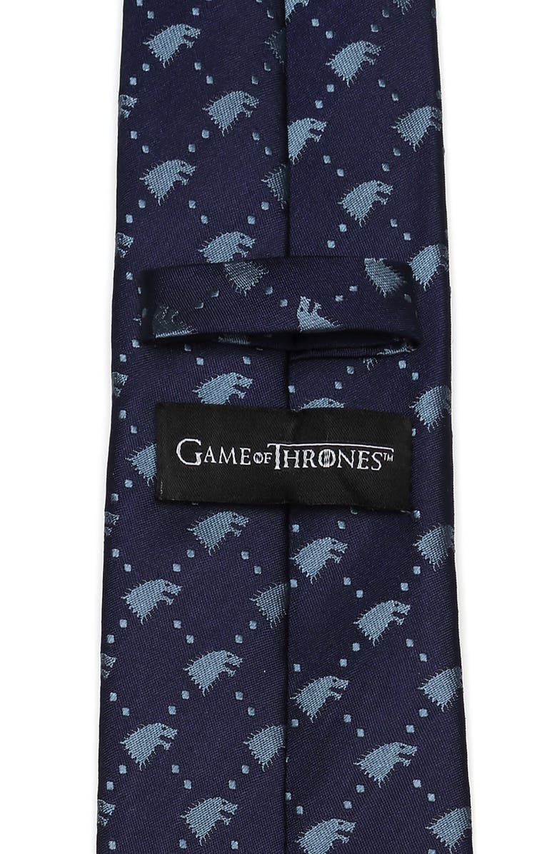 Cufflinks, Inc. Stark Direwolf Silk Tie, Alternate, color,