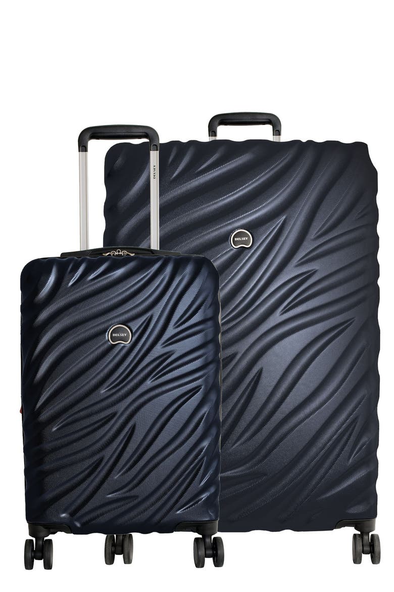 Alexis Hardside Expandable (21"/29") 2 Piece Spinner Luggage Set, Main, color, Navy