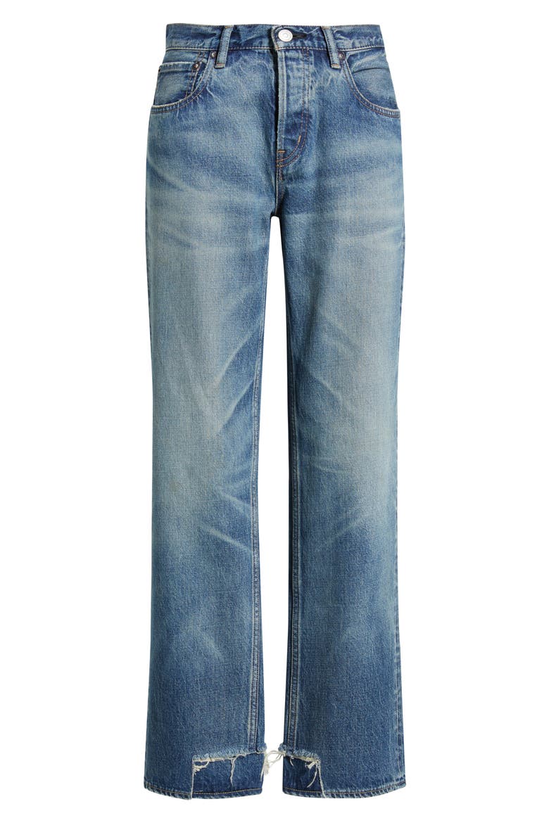 Maytown Low Rise Straight Leg Jeans, Alternate, color, BLUE