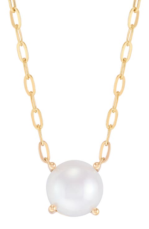 Cultured Pearl Pendant Necklace