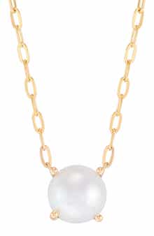 Frankie & Zoe Cultured Pearl Pendant Necklace
