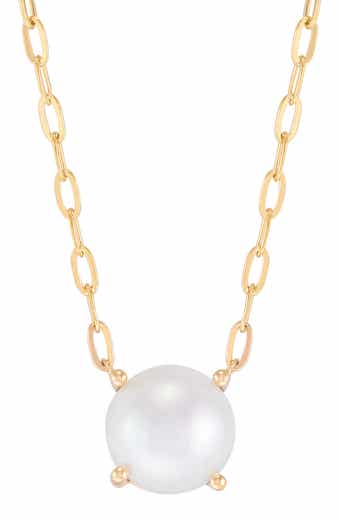 Frankie & Zoe Cultured Pearl Pendant Necklace