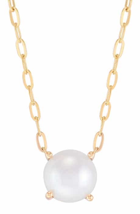 Frankie & Zoe Cultured Pearl Pendant Necklace