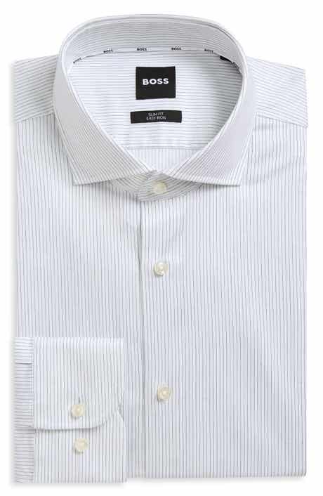 Hank Slim Fit Stretch Cotton Dresss Shirt