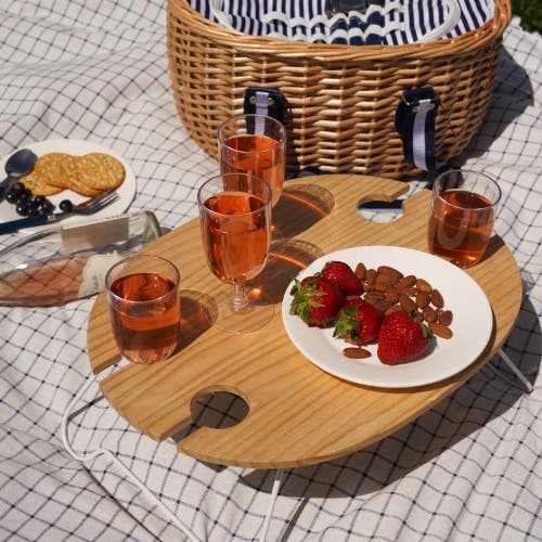 Twine Central Park Willow Picnic For Four In Brown