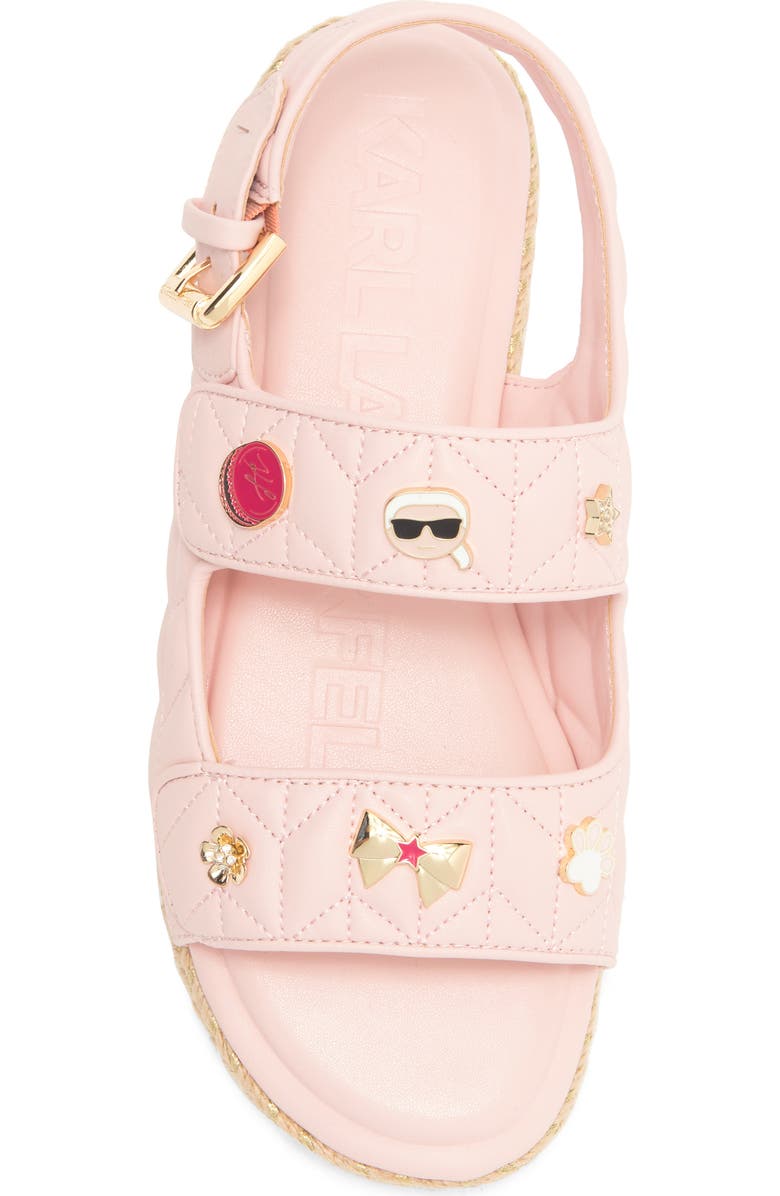KARL LAGERFELD PARIS Charlay Macaraon Sandal, Alternate, color, Light Blush
