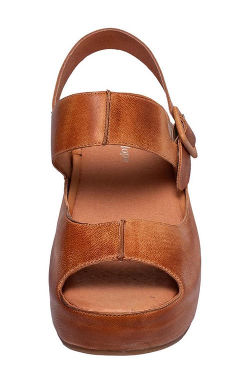 Antelope Misty Platform Sandal In Tan
