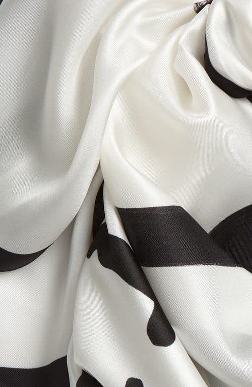 Marc Jacobs It's Ok Silk Square Scarf In White