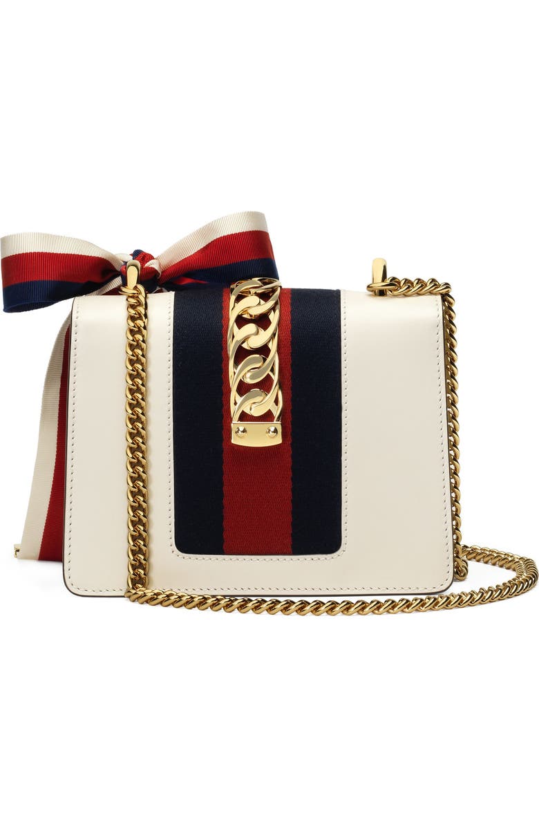 Gucci Mini Leather Shoulder Bag, Alternate, color,