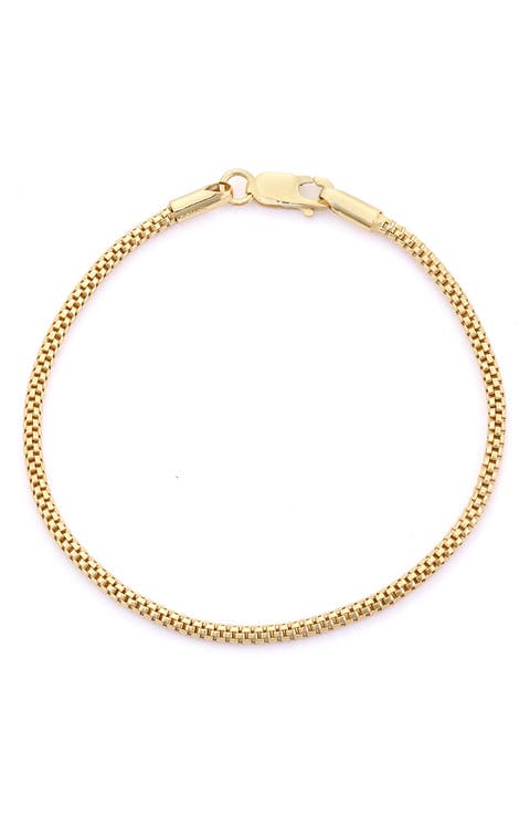 Popcorn Chain Bracelet