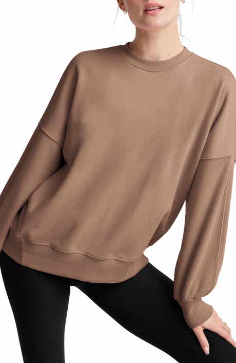 Beyond Yoga Solstice Oversize Cotton Blend Sweatshirt