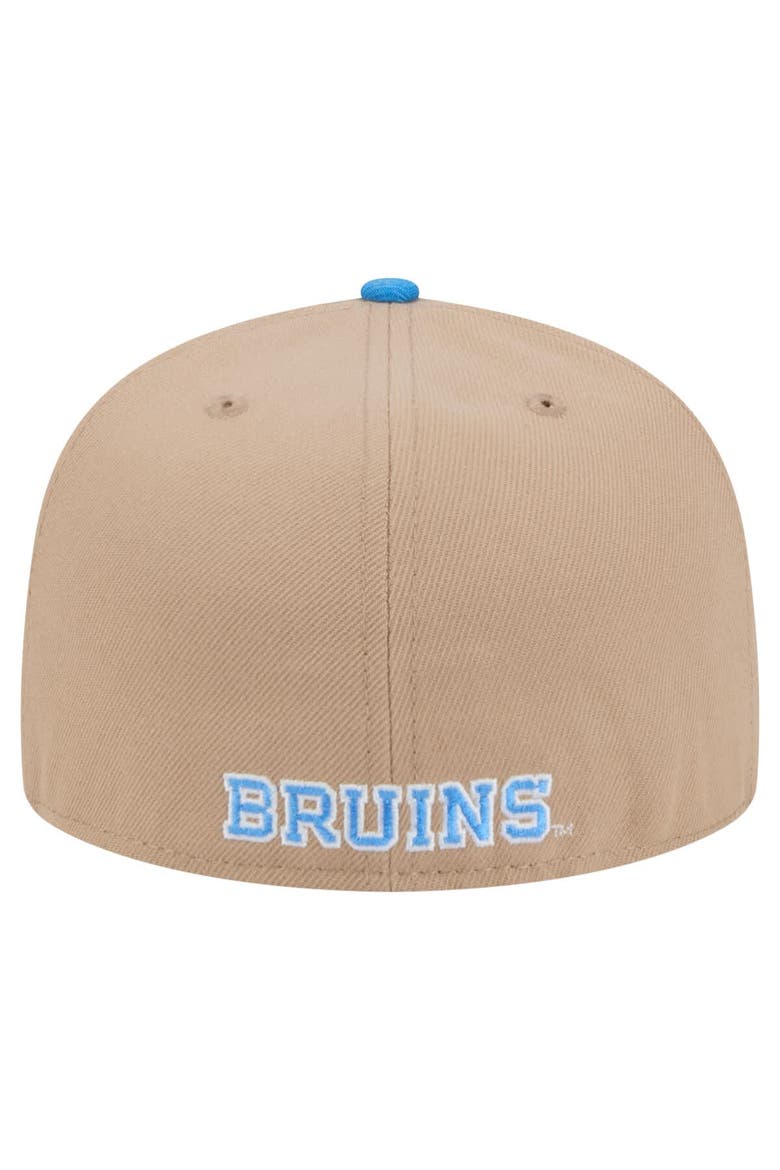 Men's New Era  Khaki UCLA Bruins Two-Tone 59FIFTY Fitted Hat, Alternate, color, Khaki