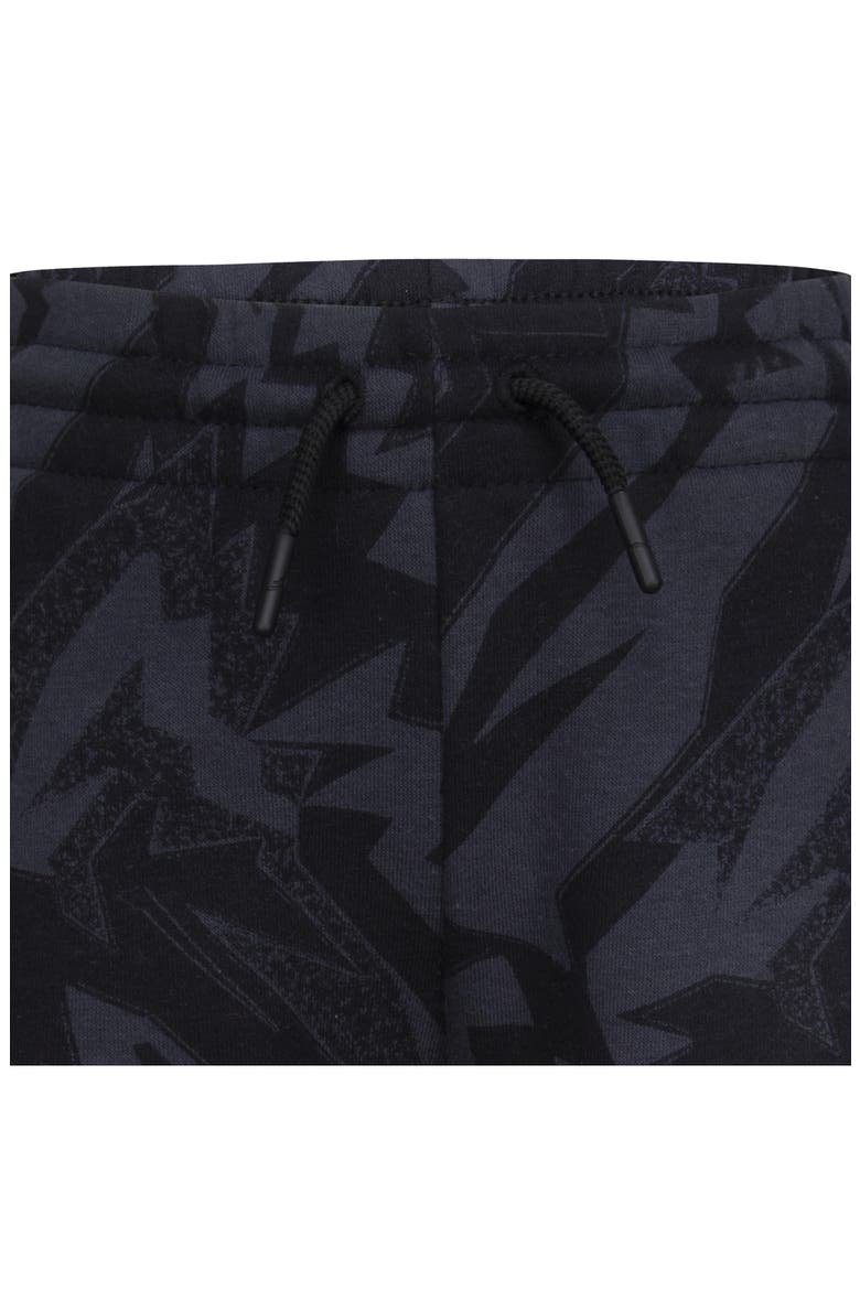 Kids' Essentials Allover Print Fleece Joggers, Alternate, color, BLACK