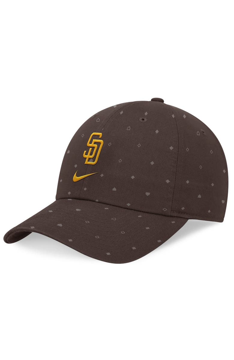Nike Men's Nike Brown San Diego Padres Primetime Print Club Adjustable Hat, Main, color,