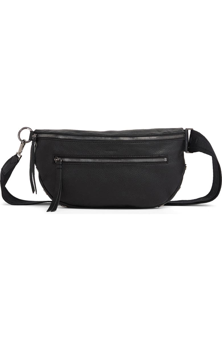 HAMMITT Charles Extra Large Crossbody Bag, Main, color, Black/ Gunmetal
