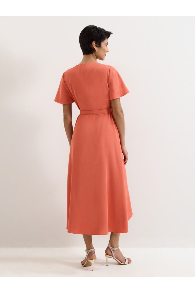 Julissa Wrap Dress, Alternate, color, Orange