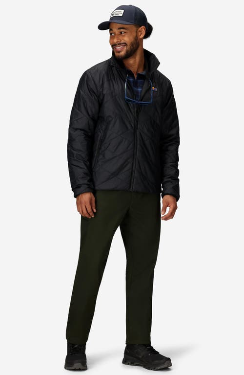 Marmot Onward Water Repellent Insulated Hooded Jacket In Black