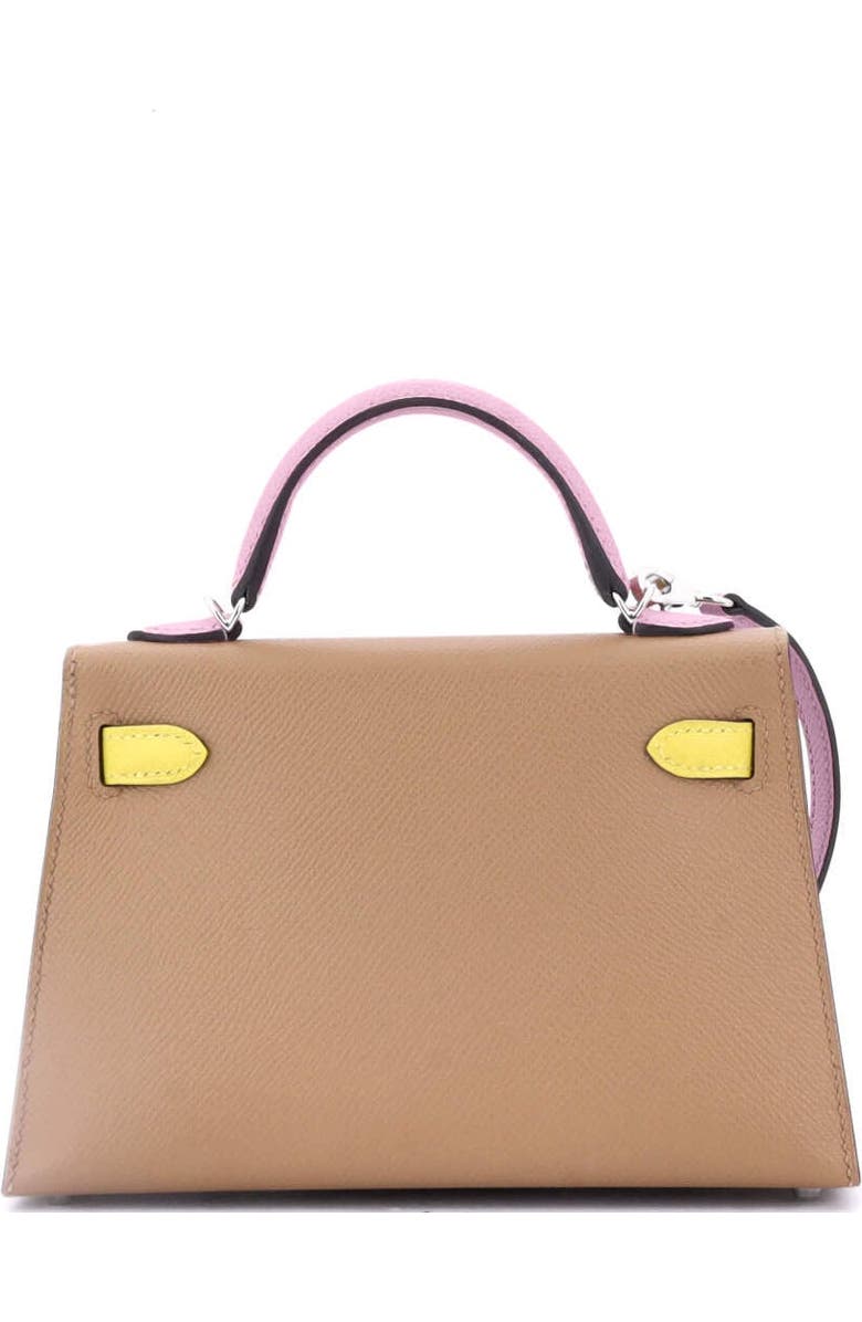 Pre-Owned Hermes Kelly Mini II Bag Tricolor Epsom with Palladium Hardware 20, Alternate, color,
