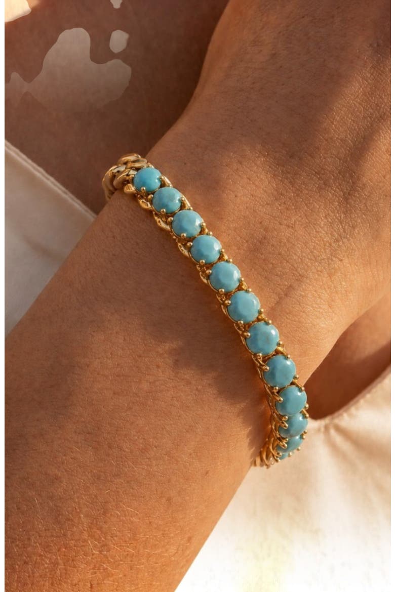 It Girl Bracelet Turquoise, Main, color, Turquoise