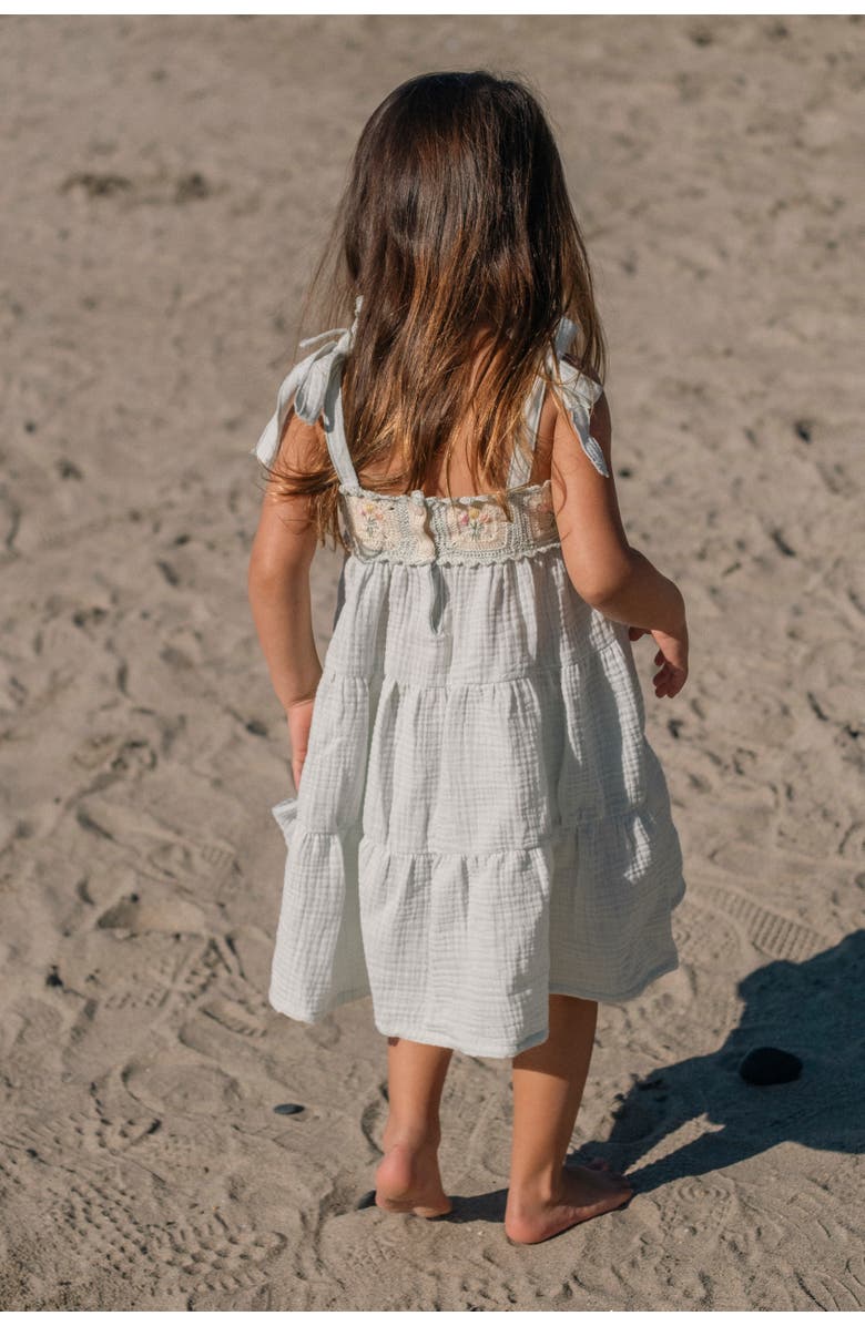 Wild Wawa Crochet Dress, Alternate, color, Blue Bouquet