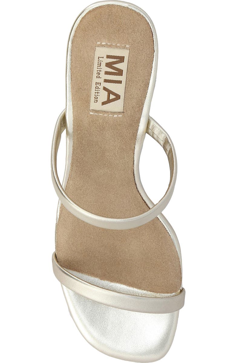 MIA Isabeli Slide Sandal, Alternate, color, Gold