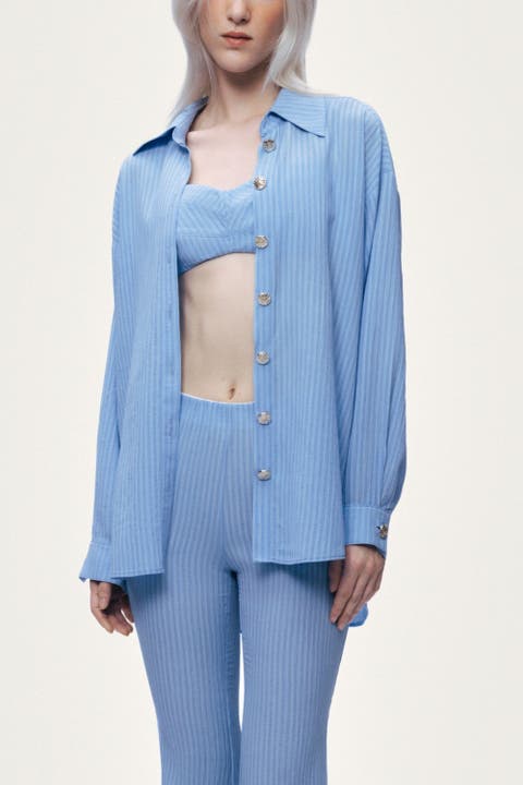 Bustier-Detail Shirt